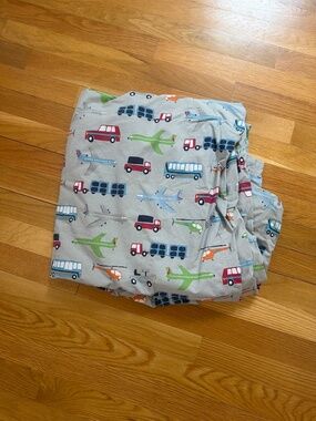Pottery barn boys vehicle duvet cover